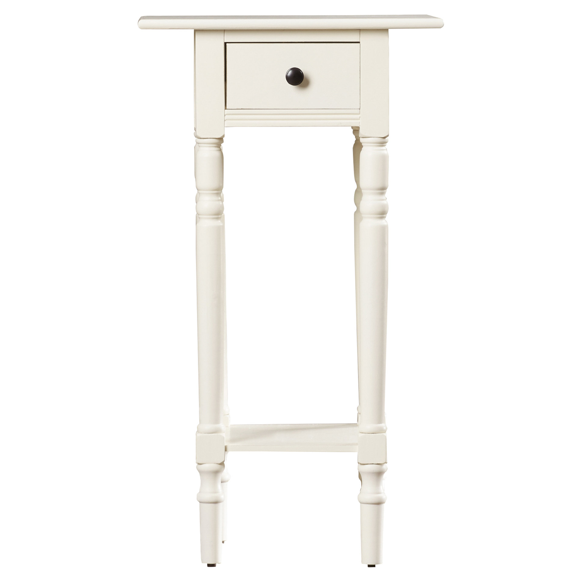 Tall white side table discount